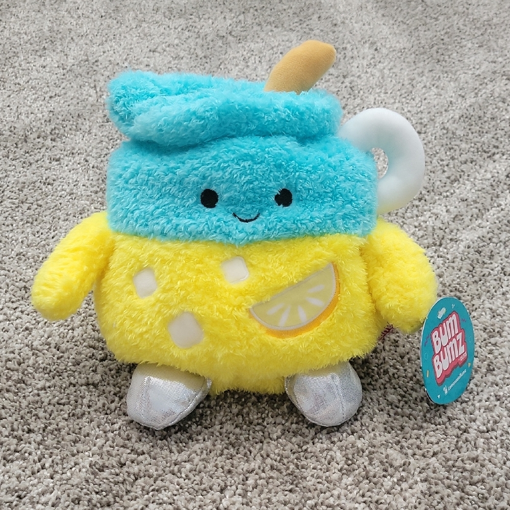Squishmallows Blue and Yellow Stuffed Animal